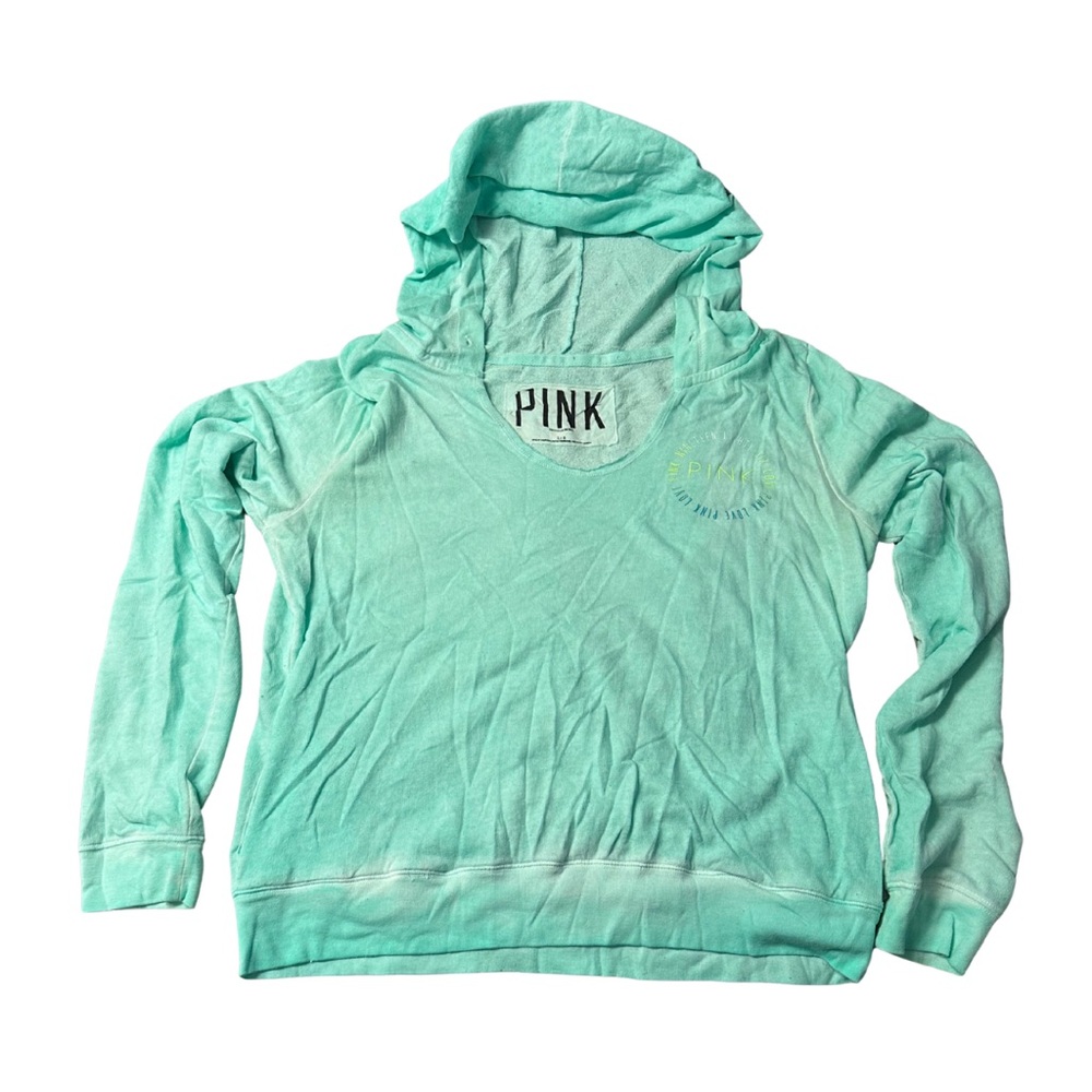VS PINK | Lightweight Teal Hoodie | Y2K 2010s Retro